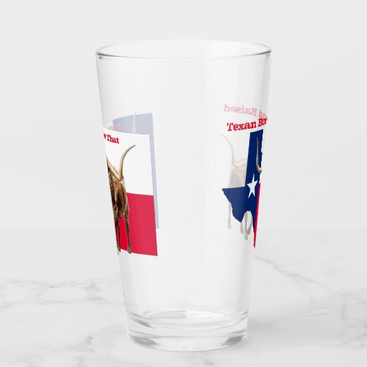 Geboren en gespoten textiel, bier glas (Rechts)