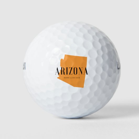 Geboren en getogen in Arizona Golfballen (Voorkant)
