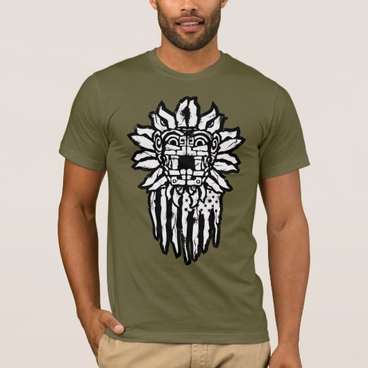 Geboren en getogen: Quetzalcoatl T-shirt (Voorkant)