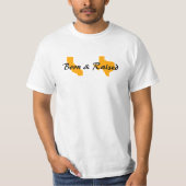 Geboren en opgefokt t-shirt (Voorkant)