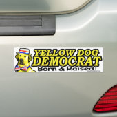 Geboren en opgevoed Bumpersticker (Op auto)