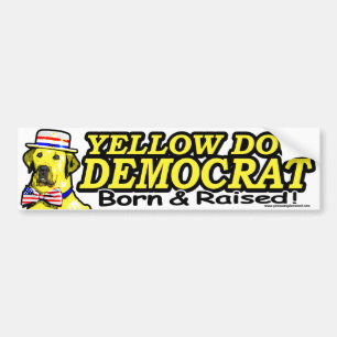 Geboren en opgevoed Bumpersticker 