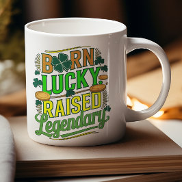 Geboren Gelukkig Opgegroeid Legendary St. Patricks Koffiemok