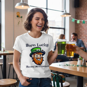 Geboren Gelukkig - St Pratick's Dag T-shirt