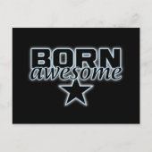 Geboren Geweldige briefkaart (Voorkant)