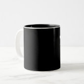 Geboren Gothic Tweekleurige Koffiemok (Voorkant links)