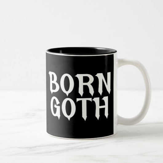 Geboren Gothic Tweekleurige Koffiemok (Rechts)