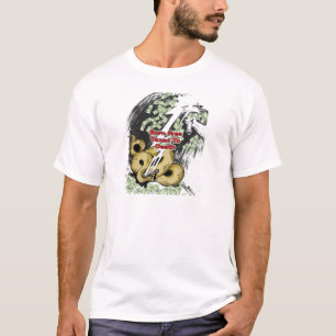 Geboren Gratis Belastingplichtig aan Death Gifts e T-shirt