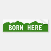 Geboren hier - Colorado Bumpersticker (Voorkant)