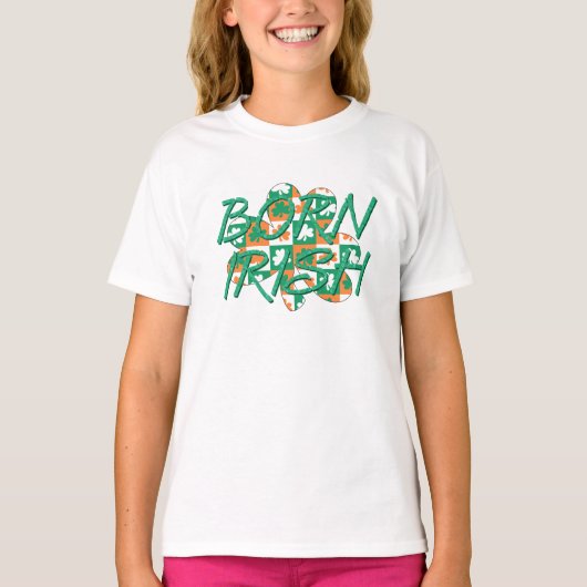 Geboren Iers T-shirt (Voorkant)