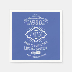 Geboren in 1930 90e verjaardag in 2020 servet