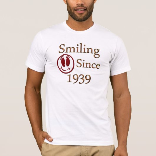 Geboren in 1939 t-shirt (Voorkant)