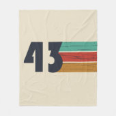 Geboren in 1943  fleece deken (Voorkant)