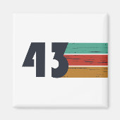 Geboren in 1943  magneet (Voorkant)