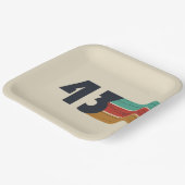 Geboren in 1943  papieren bordje (Gebogen)