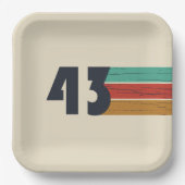 Geboren in 1943  papieren bordje (Voorkant)