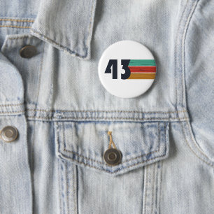 Geboren in 1943  ronde button 5,7 cm