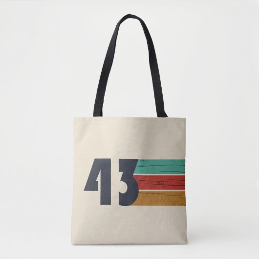 Geboren in 1943 tote bag (Voorkant)