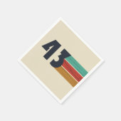 Geboren in 1943  verjaardagsfeest servet (Hoek)