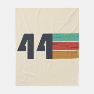 Geboren in 1944  80e verjaardag fleece deken