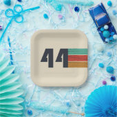 Geboren in 1944 80e verjaardag papieren bordje (Feest)