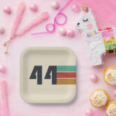 Geboren in 1944 80e verjaardag papieren bordje (Feest)