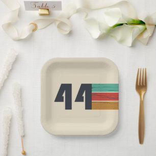 Geboren in 1944 80e verjaardag papieren bordje