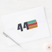 Geboren in 1944 jaar ronde sticker (Envelop)