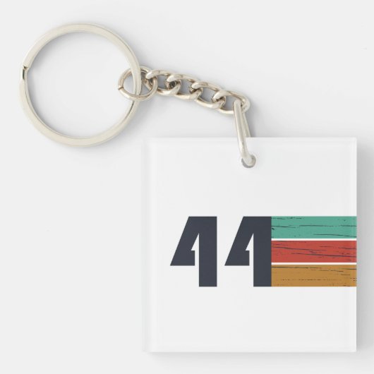 Geboren in 1944  jaar sleutelhanger (voorkant)