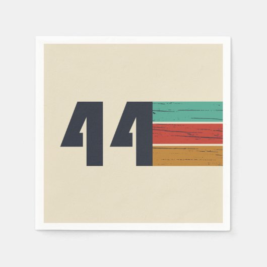 Geboren in 1944 verjaardagsfeest servet (Voorkant)