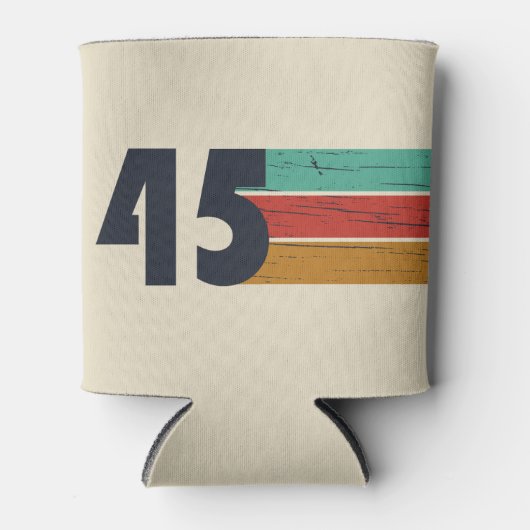 Geboren in 1945 80ste verjaardagscadeau blikjeskoeler (Voorkant)