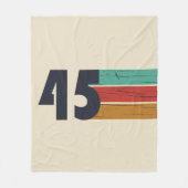 Geboren in 1945  80ste verjaardagscadeau fleece deken (Voorkant)