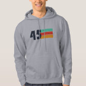 Geboren in 1945  80ste verjaardagscadeau hoodie (Voorkant)