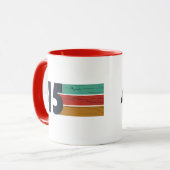 Geboren in 1945  80ste verjaardagscadeau mok (Voorkant links)