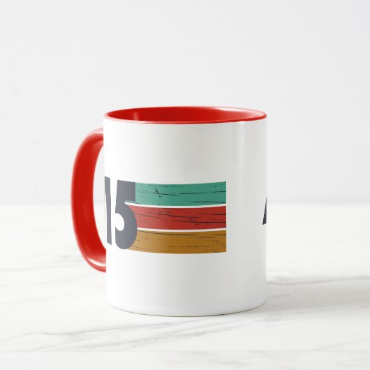 Geboren in 1945 80ste verjaardagscadeau mok (Voorkant links)