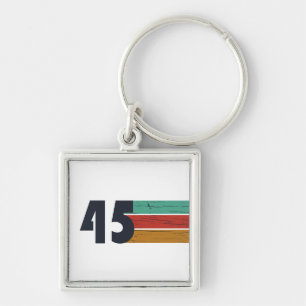 Geboren in 1945  80ste verjaardagscadeau sleutelhanger