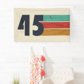 Geboren in 1945 80ste verjaardagscadeau spandoek (Insitu)