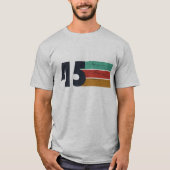 Geboren in 1945 80ste verjaardagscadeau t-shirt (Voorkant)