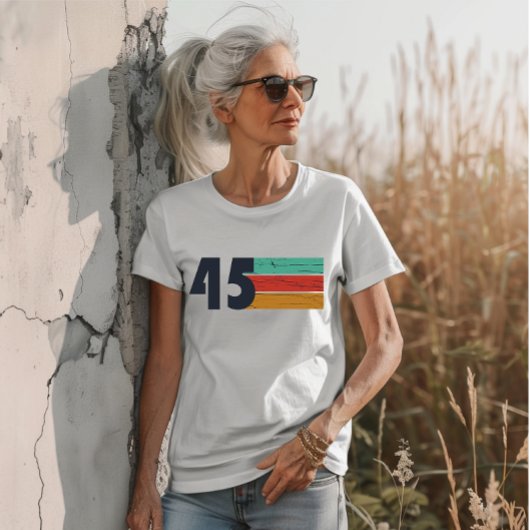 Geboren in 1945 80ste verjaardagscadeau t-shirt