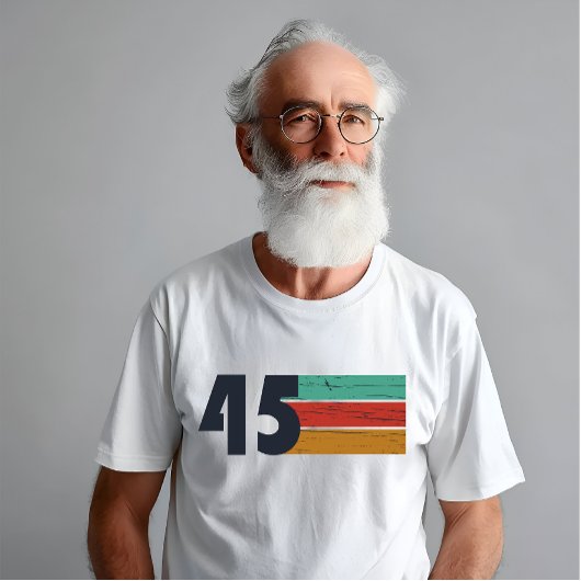 Geboren in 1945 80ste verjaardagscadeau t-shirt