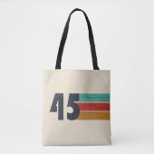 Geboren in 1945  80ste verjaardagscadeau tote bag (Voorkant)