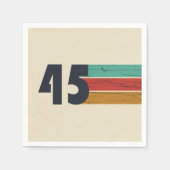 Geboren in 1945  80ste verjaardagsfeest servet (Voorkant)