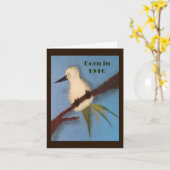 Geboren in 1946 Plechtige feiten Kaart (Gele Bloem)