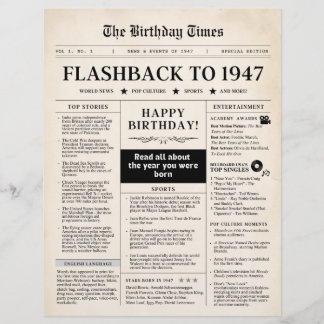 Geboren in 1947 Nepkrant sepia