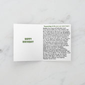 Geboren in 1947 Plechtige feesten Kaart (Binnen)