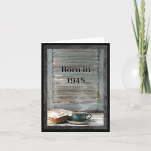 Geboren in 1948 Plechtige feiten op de verjaardag  Kaart