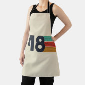 Geboren in 1948 verjaardag schort (Insitu)