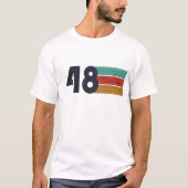 Geboren in 1948  verjaardag t-shirt (Voorkant)