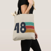 Geboren in 1948  verjaardag tote bag (Dichtbij)