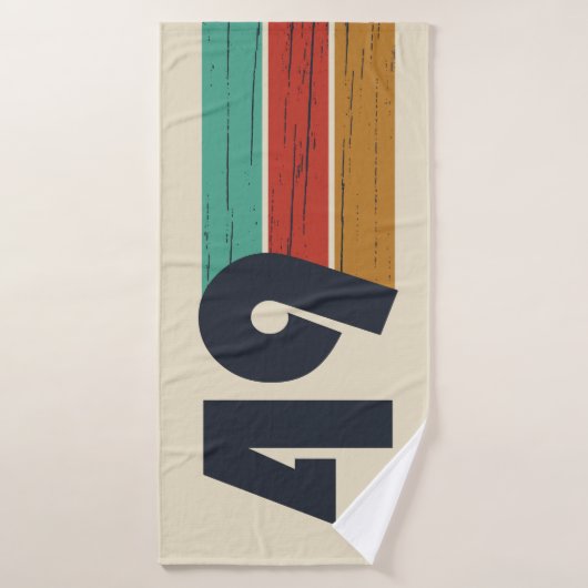 Geboren in 1949 jaar badhanddoek (Badhanddoek)